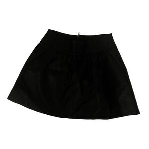 American Eagle Outfitters Black Faux Leather Lined Mini Skirt Size 6 Women’s